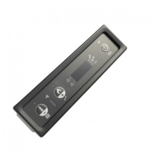 display montraux pelletkachels 3 knops